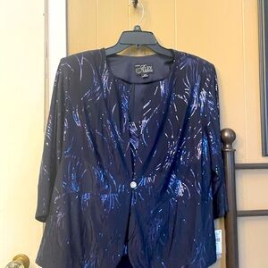 Alex Evenings jacketed sequined dress